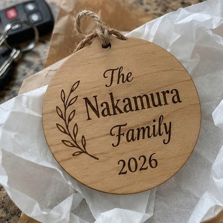 Branded ornaments with logo