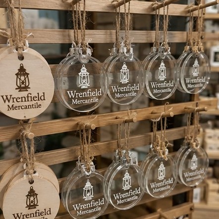 Customized ornaments for gift shops and retail