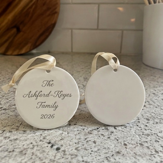 Personalized ornaments — customer photo